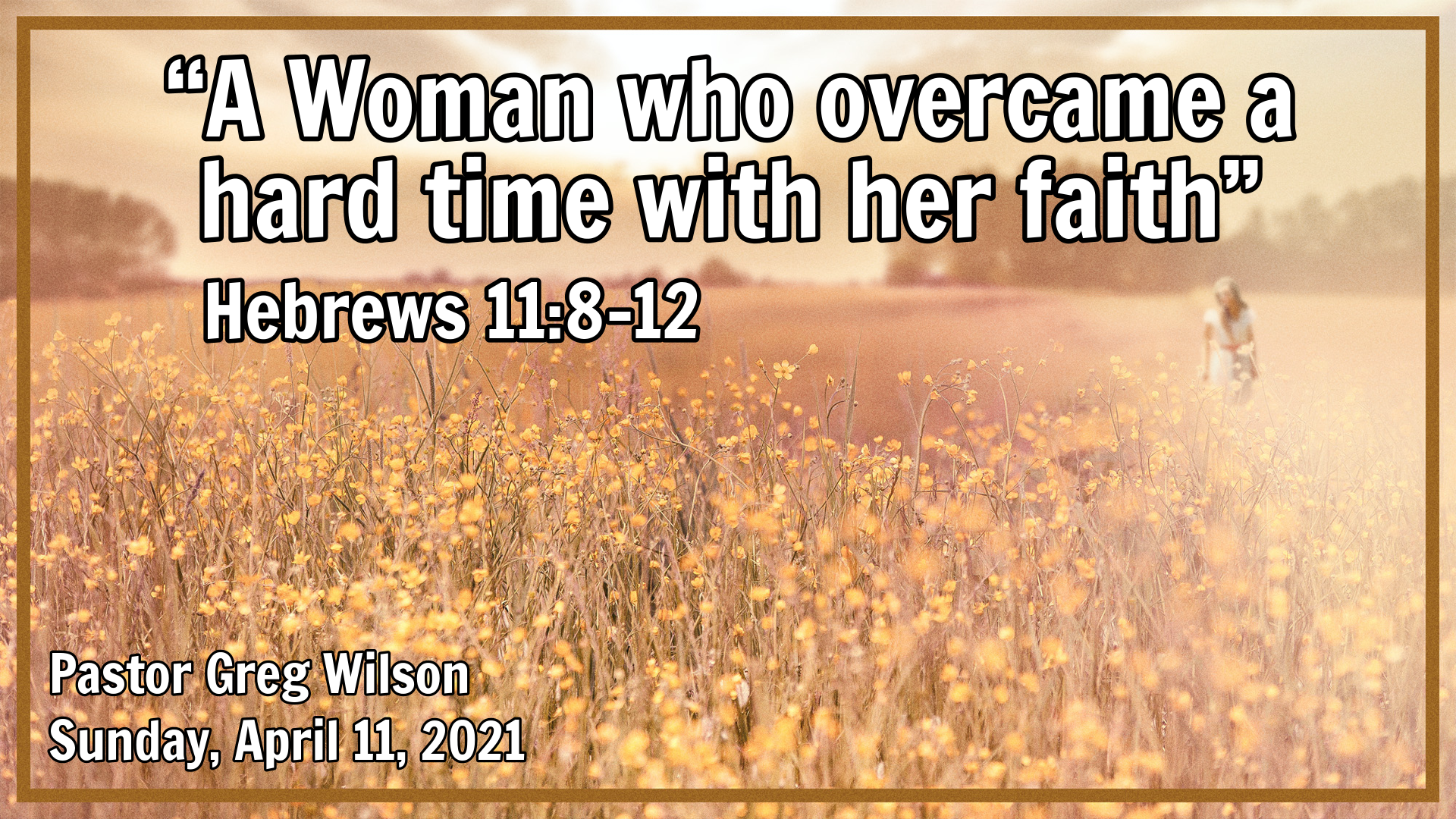 “A Woman Who Overcame A Hard Time With Her Faith”