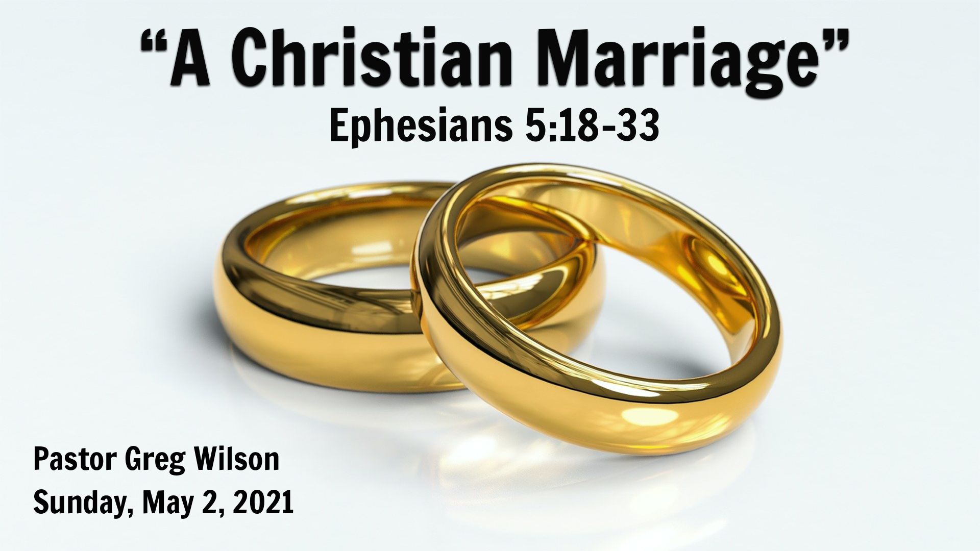"A Christian Marriage"