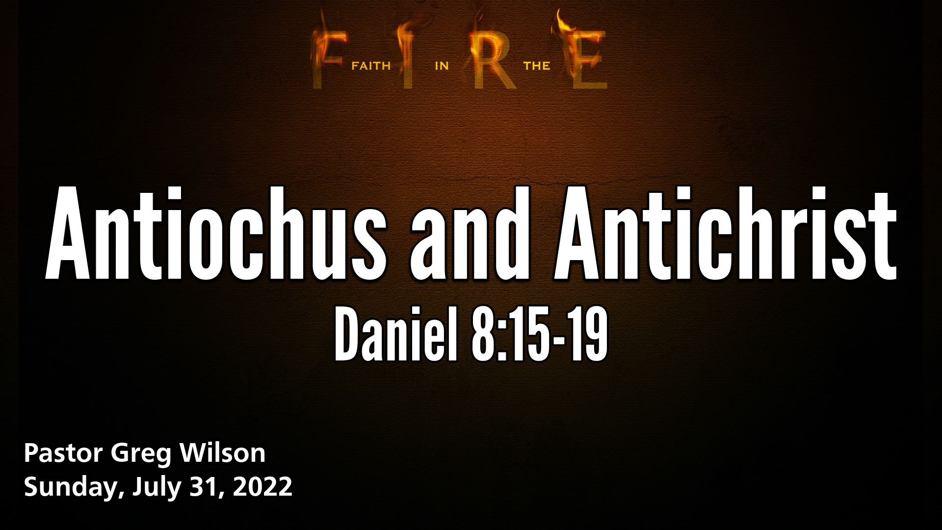 "Antiochus and Antichrist"