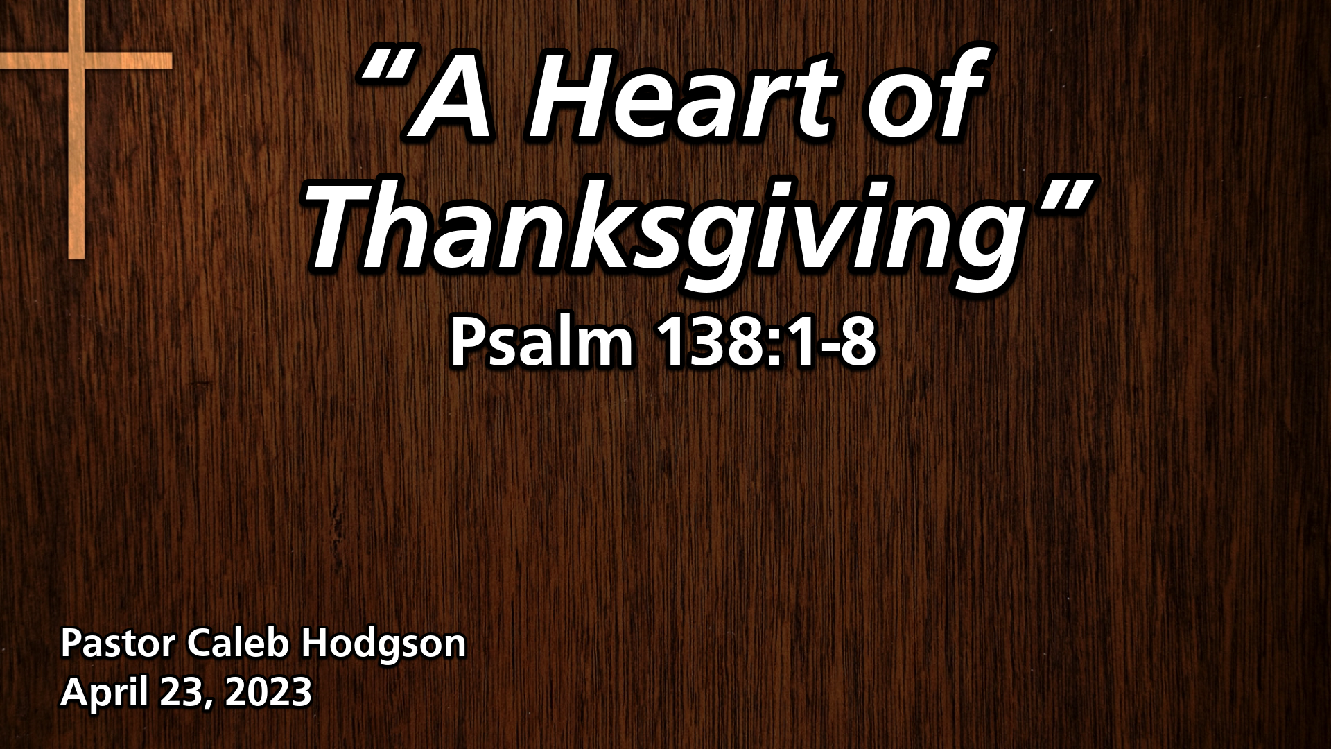 “A Heart of Thanksgiving”