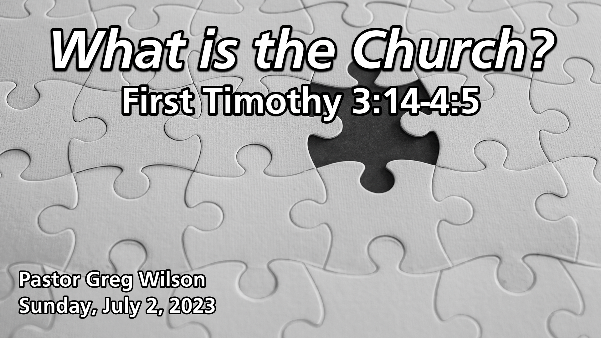 "What is the Church?"